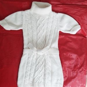 Girls knit sweater dress